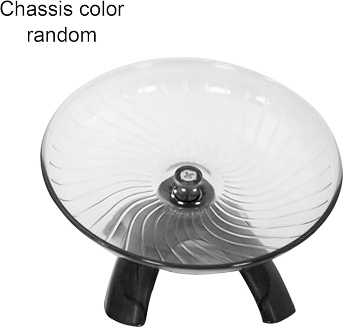 Silent Hamster Wheel,Small Pets Exercise Wheel Hermit Crab Spinner Exercise Running Wheels for Gerbil Ferret Chinchilla and Dwarf Hamster(7.09 inch,Color:Grey)