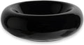 6.1 Inch Cat Bowls, 7 oz Ceramic Cat Food Bowl, Whisker Fatigue Relief Cat Bowl, Anti-Vomiting, Protect Spine, Perfect for Indoor Cats(Black)