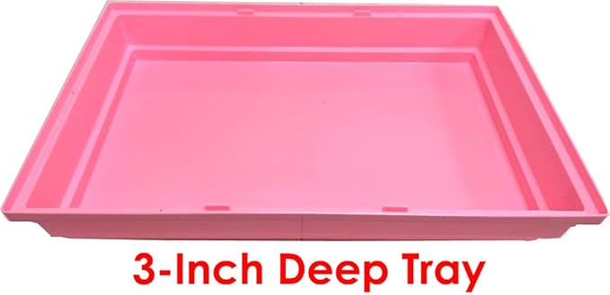 Large Pink 5-Level Expansible and Customizable Cross Twin Tower Tube Tunnel Habitat Hamster Rodent Gerbil Mouse Mice Rat Home Cage with Hide House Excercise Running Wheel Food Dish Water Bottle
