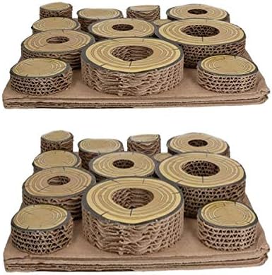 AB Tools Small Animals Guniea Pigs Boredom Breaker Maze A Log Treat Challenge 2pk