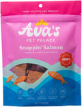 Ava’s Pet Palace Snappin’ Salmon – Air-Dried Wild-Caught Salmon Jerky Dog Treats | Sustainable, High-Protein, Single-Ingredient, Grain-Free Chews | Healthy, Crunchy, No Preservatives | Made in the USA