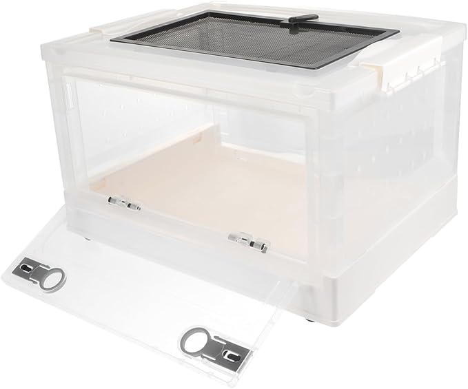 POPETPOP 1set Breathable Hamster House Guinea Pig Cage Liners Pet Terrarium Foldable and Insulated