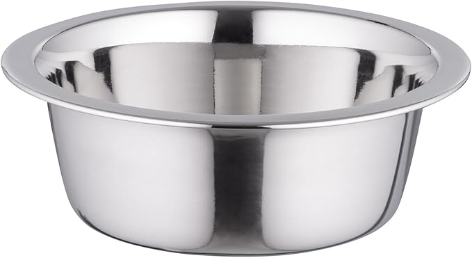 IRIS USA 16 oz Stainless Steel Cat Bowls for Food & Water, Durable, Easy to Clean, Perfect for Cats and Kittens, 5 Pack