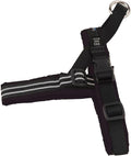 ComfortFlex Sport Dog Harness – No-Choke, Fully Padded, Non-Chafing Harness with Control Handle – Reflective, Lightweight, Adjustable for Active Dogs - XXSmall, Raven Black