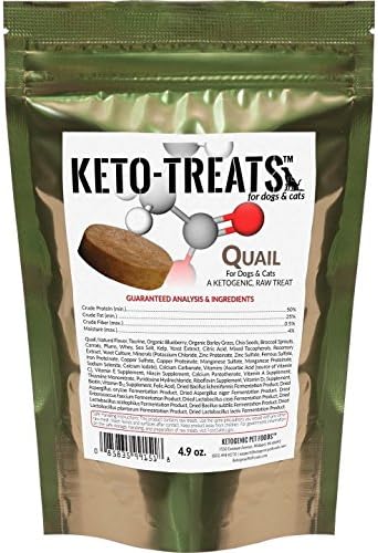 Keto-Treats Quail - for Dogs & Cats - 4.9 oz. Bag
