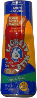 Pet Lickety Stik Low-Calorie Liquid Dog Treat - Peanut Butter Flavor