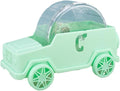 Hamster Running Wheel Car Shape Running Wheel Hamster Exercise Plastic Running Wheel (Green,L)