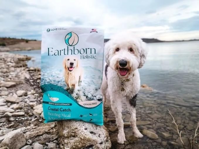 Earthborn Holistic Coastal Catch Herring Meal & Vegetables Grain-Free Dry Dog Food 4 lb