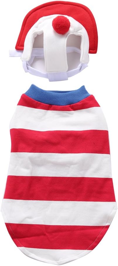 Puppy Sailor Costume Halloween Christmas Funny Party Cosplay Clothes for Cat, Small Dog