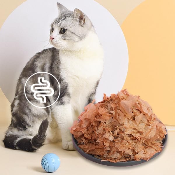 Purrfect Paws Premium Dried Bonito Flakes: Delicious Treats for Dogs & Cats - All-Natural and High in Protein - 4oz Bag