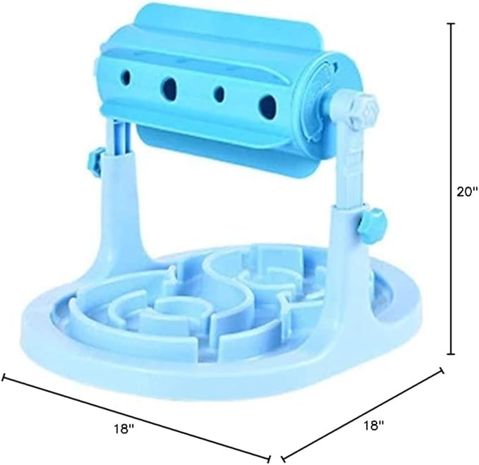 AZ Micro Mini Pigs Pig Box New Pet Owner Includes A Snuffle Mat 2 Games 2 Treat Balls Shampoo Training Bell Chew Stick and Paper Crinkle Squeaker Toys Purple Mat and Blue Games