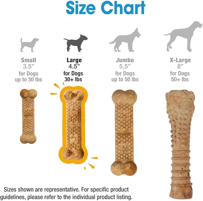 Nylabone 491556 Nubz Chicken Flavor, Large/2 Ct, 1Piece
