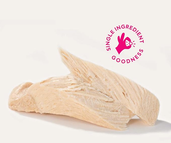 Freeze-Dried Single Ingredient Treats (Chicken Breast) for Dogs and Cats - Lean Protein · Grain‑Free & Low‑Calorie · Great for Sensitive Tummies & Weight Control