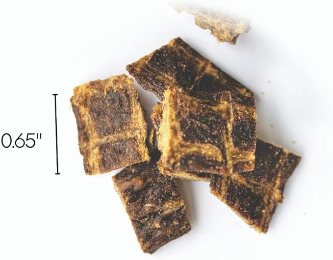 Farmland Traditions Tiny Loves Jerky Trainer Treats for Dogs w/Bone Broth (Beef, 5 oz.)