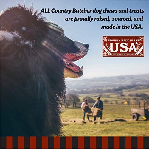 Beef Knee Caps for Dogs - Long Lasting Chew Bones for Aggressive Chewers and All Breed Sizes, Natural Healthy Dog Treats, Tough and Durable, Chew Toy - Made in The USA - 5 Count