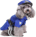 Puppy Police Costume Halloween Christmas Funny Party Cosplay Clothes for Cat, Small Dog (Small, Police)