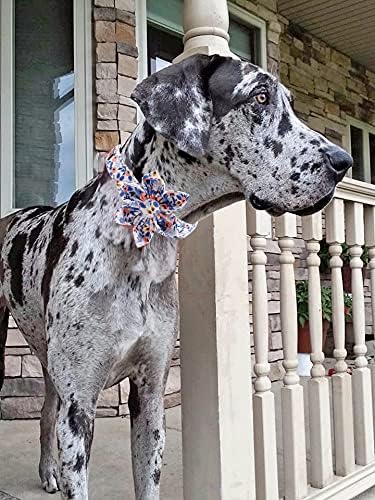 Unique style paws Cotton Dog Collar with Bow Puppy Collar with Black Red Plaid for Small Medium Large Boys Girls Dogs