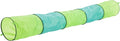 TRIXIE Rabbit Play Tunnel – Collapsible Pop-Up Play Tube for Bunnies, Guinea Pigs & Chinchillas – Small Pet Hideout Tunnel for Indoor Adventures – Multicolor, 51.25 x 7.25 x 7.25 in