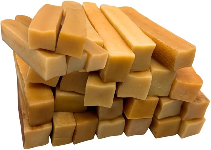 Premium Yak Cheese Himalayan Dog Chews - Natural Yak Chews for Large and Small Dogs - Yak Milk Dog Chew - Long-Lasting Treats Aggressive Chewers - Medium, 5 Pounds (30 Pieces)