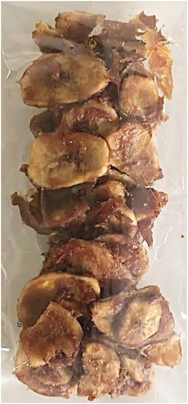 Wiggles & Wags Dipped Slices Banana with Chicken & Peanut Butter Flavor (1-2 Ounce Bag) Dog Treats.