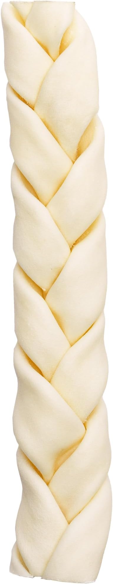Pet Factory 100% Made in USA Beefhide 12" Braided Stick Dog Chew Treat - Natural Flavor, 1 Count/1 Pack