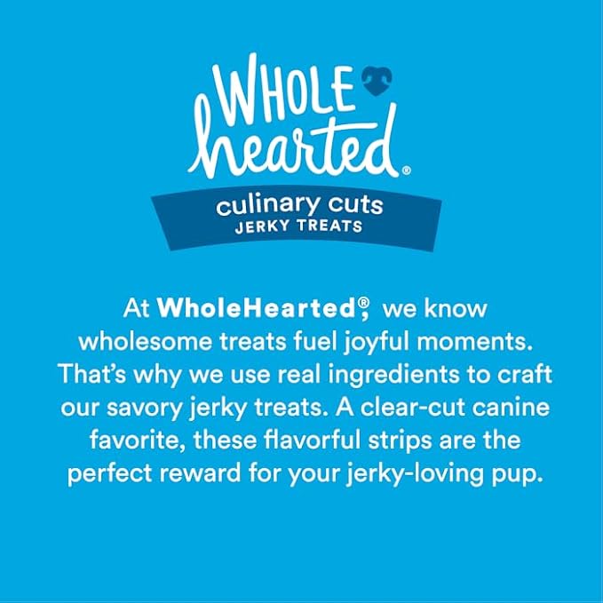 WholeHearted Culinary Cuts Salmon Recipe Jerky Dog Treats 16 oz.
