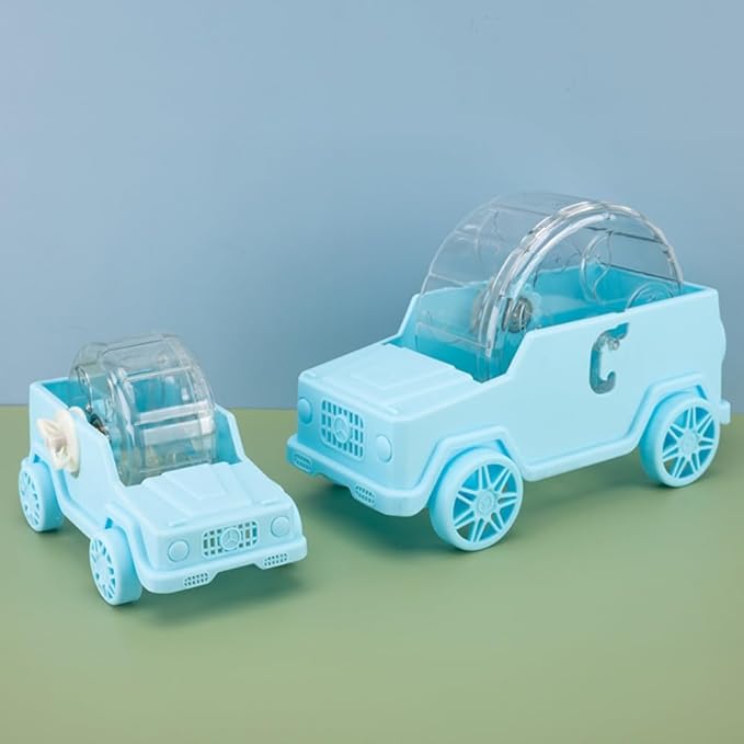 Hamster Running Wheel Car Shape Running Wheel Hamster Exercise Plastic Running Wheel (Blue,L)
