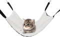 Wontee 2 Pack Small Animal Hammock Soft Fleece Sleeping Bed for Mice Rat Chinchilla Guinea Pig Ferret Kitten Cat Rabbit (L: 20.83x13.76inch, Black White Dot)