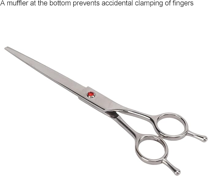 Pet Grooming Scissors, Pet Straight Scissors, Pets Hairdressing Straight Cut Scissors, Small Pets Rabbits Hairdressing Straight Cut Shear
