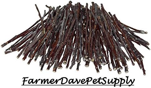 100 Apple Ultra Skinny Chew Twigs for Small Animals