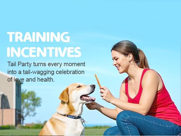 TailParty Turkey Tendons for Dogs with Fish Oil & Taurine: All Natural Dental Chews & Training Treats, Long Lasting Snack for Health-Conscious Pet Owners(Strip, 3 oz)