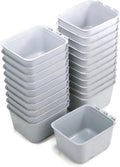 The ROP Shop 36-Pack - 16oz Gray Cage Cups for Feed & Water for Poultry Ducks, Birds, Hamsters