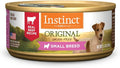 Instinct Original Small Breed, Wet Canned Dog Food, Grain Free Recipe - Real Beef, 5.5 Ounce (Pack of 12)