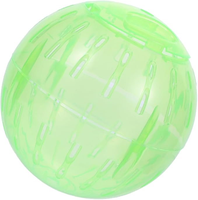 POPETPOP 4 Inch Transparent Hamster Running Ball for Small Pets Exercise Portable Toy for Gerbils Chinchillas Guinea Pigs Indoor Outdoor Play