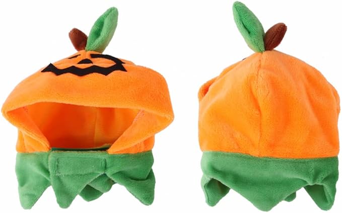 Cat Halloween Hat Small Dogs Pumpkin Costume Pet Party Hat