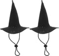 BESTOYARD Halloween Pet Hat Witch Hat for Dogs and Cats Adjustable Pet Headwear Reusable Washable Halloween Costume Accessory for Pets Party Cosplay