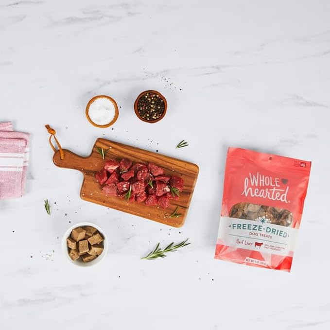 WholeHearted Beef Liver Freeze-Dried Dog Treats 9 oz.