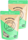 Winnie Lou Organic Dog Treats – Natural Dog Biscuits, USA Made, Organic Ingredients, Clean, Sensative Stomach, All Breed Sizes, High Protein, Hypoallergenic, Minty Breath Bones (Pack of 2)