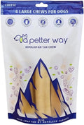 Himalayan Yak Chews, Natural Dog Treats, Limited Ingredients, 68 grams of protein, raw-hide alternative, large dog chews for aggressive chewers (Cheese)