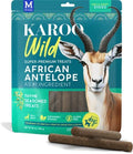 Karoo Wild Sticks Thyme Seasoned Treats for Dogs – 16 oz – Soft & Chewy Protein Sticks Made with African Antelope – Ideal for Training & Rewarding