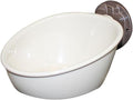 Press 'N' Slide Feed Station - Durable Mounted Food Bowl Dish - Sugar Gliders, Squirrels, Prairie Dogs, Degus, Marmosets, Parrots, Birds, Rats, Hamsters, Gerbils & Other Small Pets… (Without Dome)