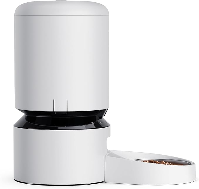 PETLIBRO Automatic Cat Feeder with Camera,1080P HD Video with Night Vision,5G WiFi Pet Feeder-with 2-Way Audio,Low Food & Blockage Sensor,Motion & Sound Alerts for Cat-& Dog Single Tray,(Pack of 4)