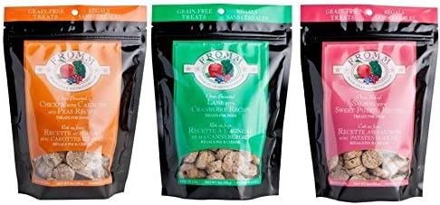 Fromm Grain-Free Dog Treats Variety Bundle: Chicken, Lamb & Cranberry