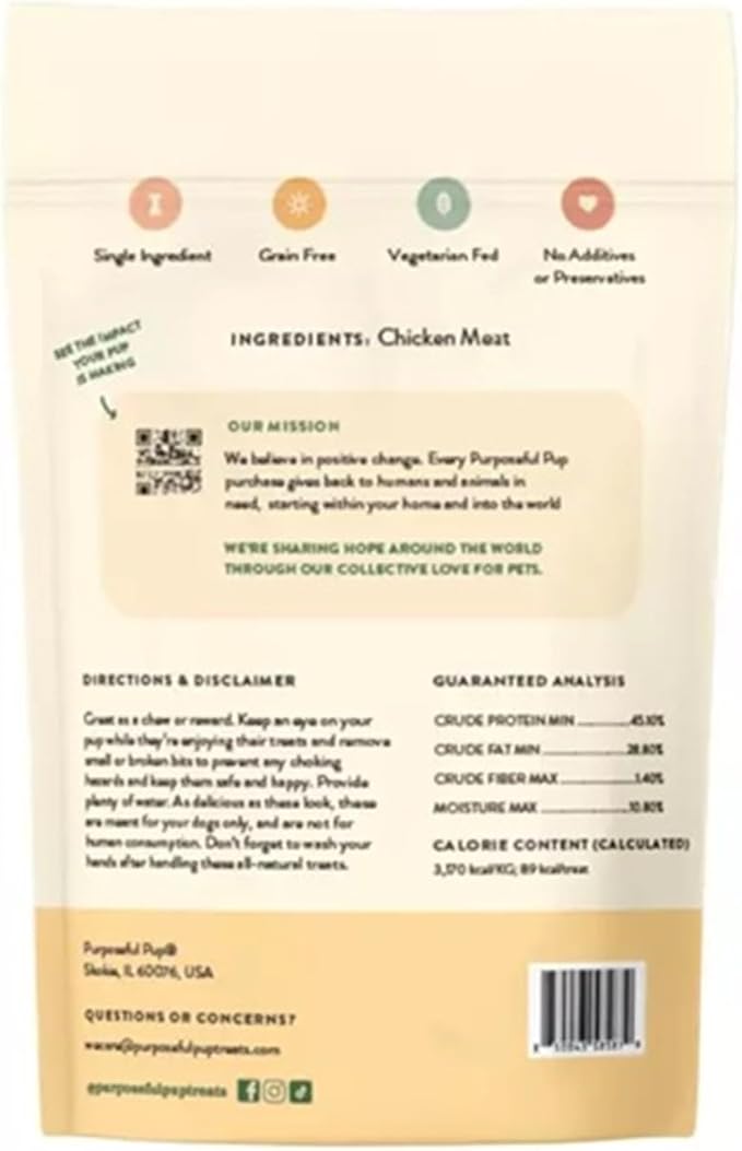 Chicken Sausage Dog Treats – All Natural, Single Ingredient, Grain-Free Chews for Dogs | Premium European Quality | High-Protein, Air-Dried, Healthy Snack (10 Pack, Chicken)
