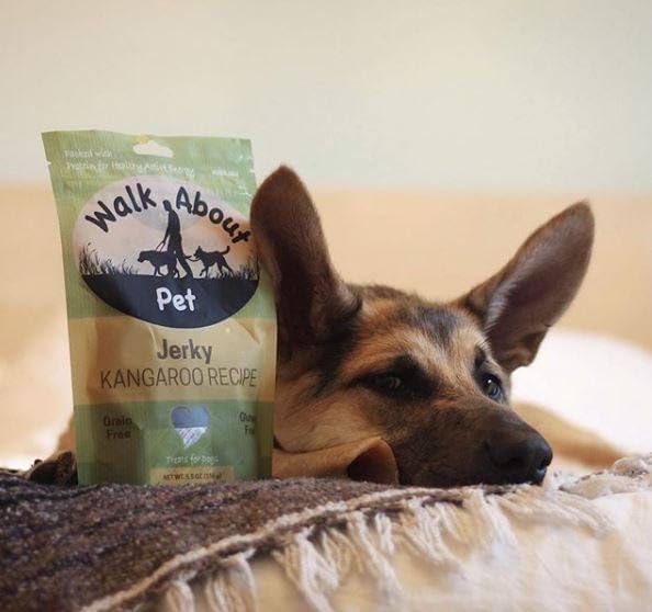 Walk About Pet, WA10004, Premium Jerky Dog Treats, Grain-Free, Gluten-Free, Single Source Protein, Wild Boar Recipe, Resealable Pouch, 5.5 Ounces