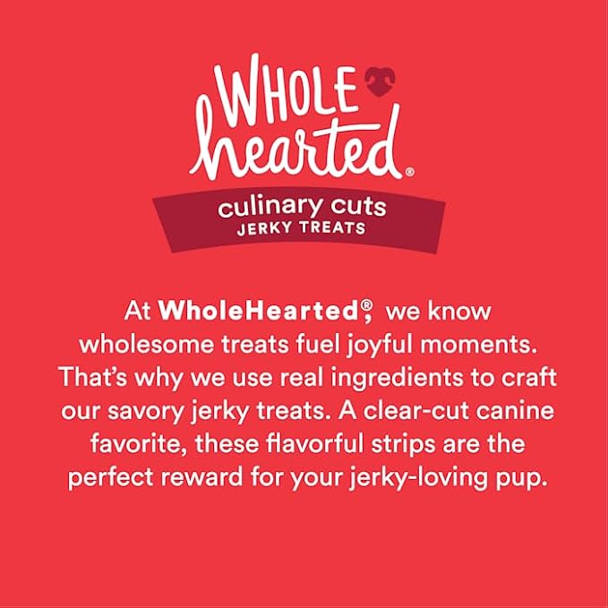 WholeHearted Culinary Cuts Beef Recipe Jerky Dog Treats 16 oz.
