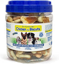 PCI Pet Center Inc. Chicken & Biscuits, Biscuits wrapped with Chicken Breasts Dog Treats, 1 Pound Container