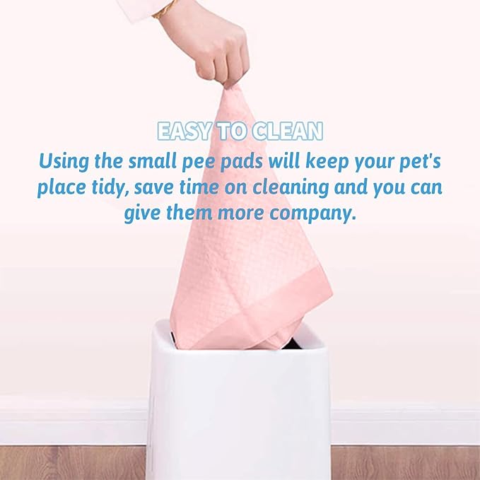 Tfwadmx Rabbit Pee Pads 100 Pcs 18"× 13" Disposable Cage Liners Leak-Proof Super Absorbent Potty Training Pad for Puppy Guinea Pigs Hedgehog Hamsters Chinchillas Cats and Other Small Animals