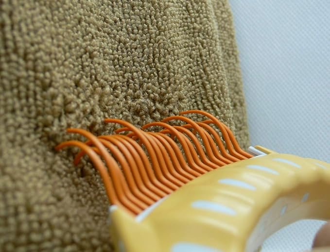 ATOLIB Philocomb E3 Long (in English Package) a Gentle, Flexible, Grooming Comb for Pets with Long Hair.