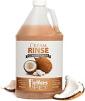Jeffers Pet Cream Rinse 3in1 Conditioner, 128 Oz – Moisturizing & Detangling Formula for Dogs & Cats, Light Coconut Scent, Soap & Detergent Free, Safe Professional Grooming Pet Coat Care